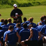 Coach Weinke Addresses ALL-MADDEN Campers