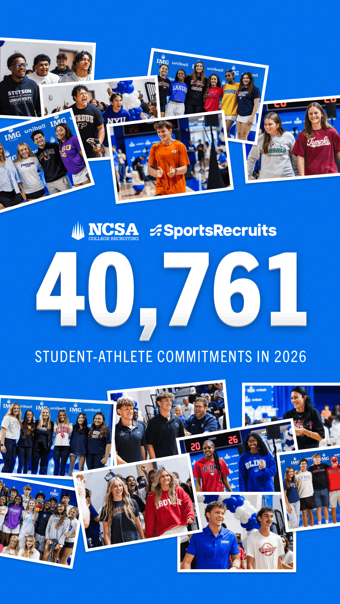 40,761 student-athlete commitments in 2026