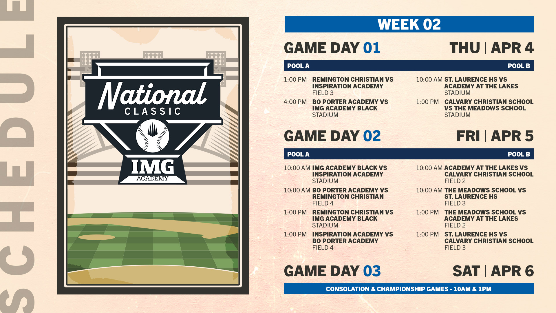 Img Academy 2025 Calendar