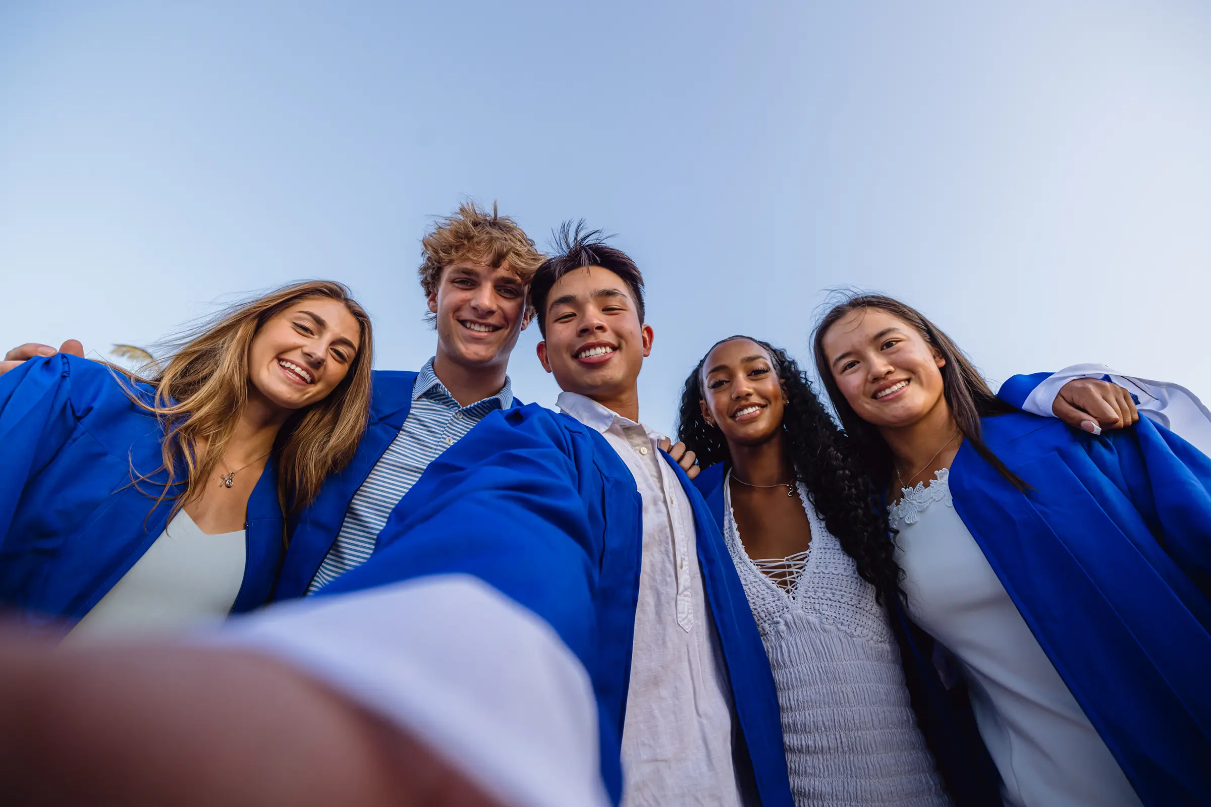 IMG Academy students in graduation gowns
