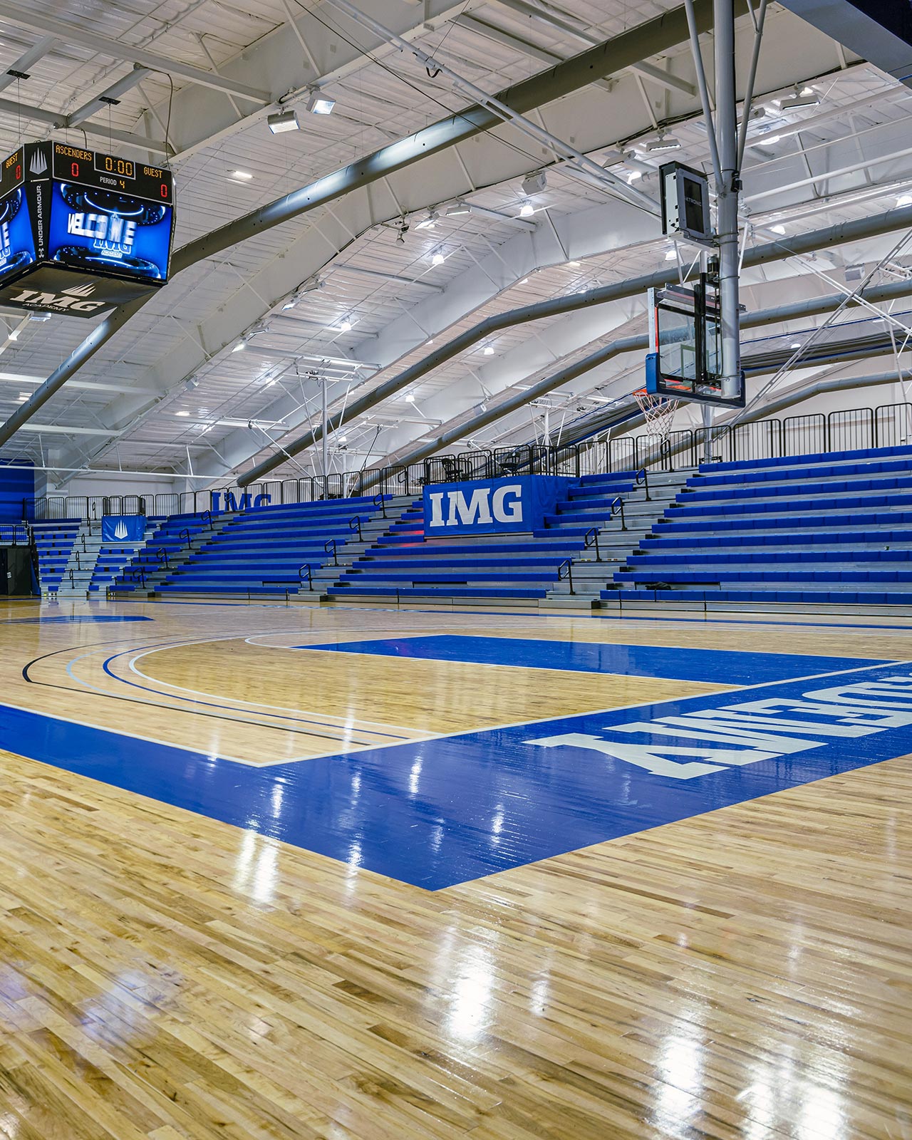 IMG Academy basketball campers practice shooting drills