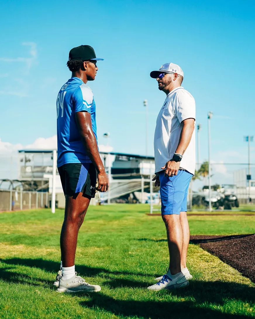 IMG Academy coaches working with student-athletes during a training session