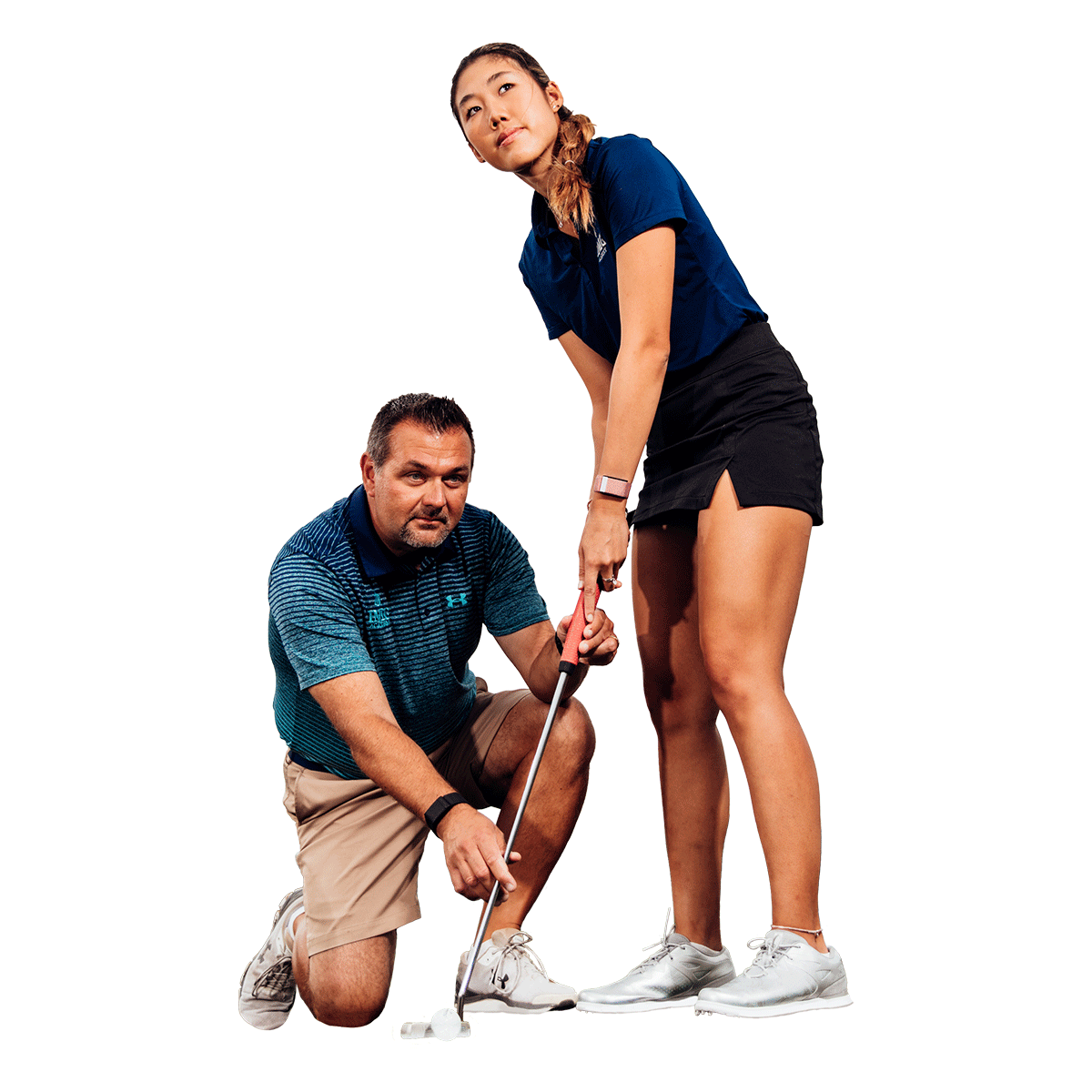 Golf camper learns from IMG coach