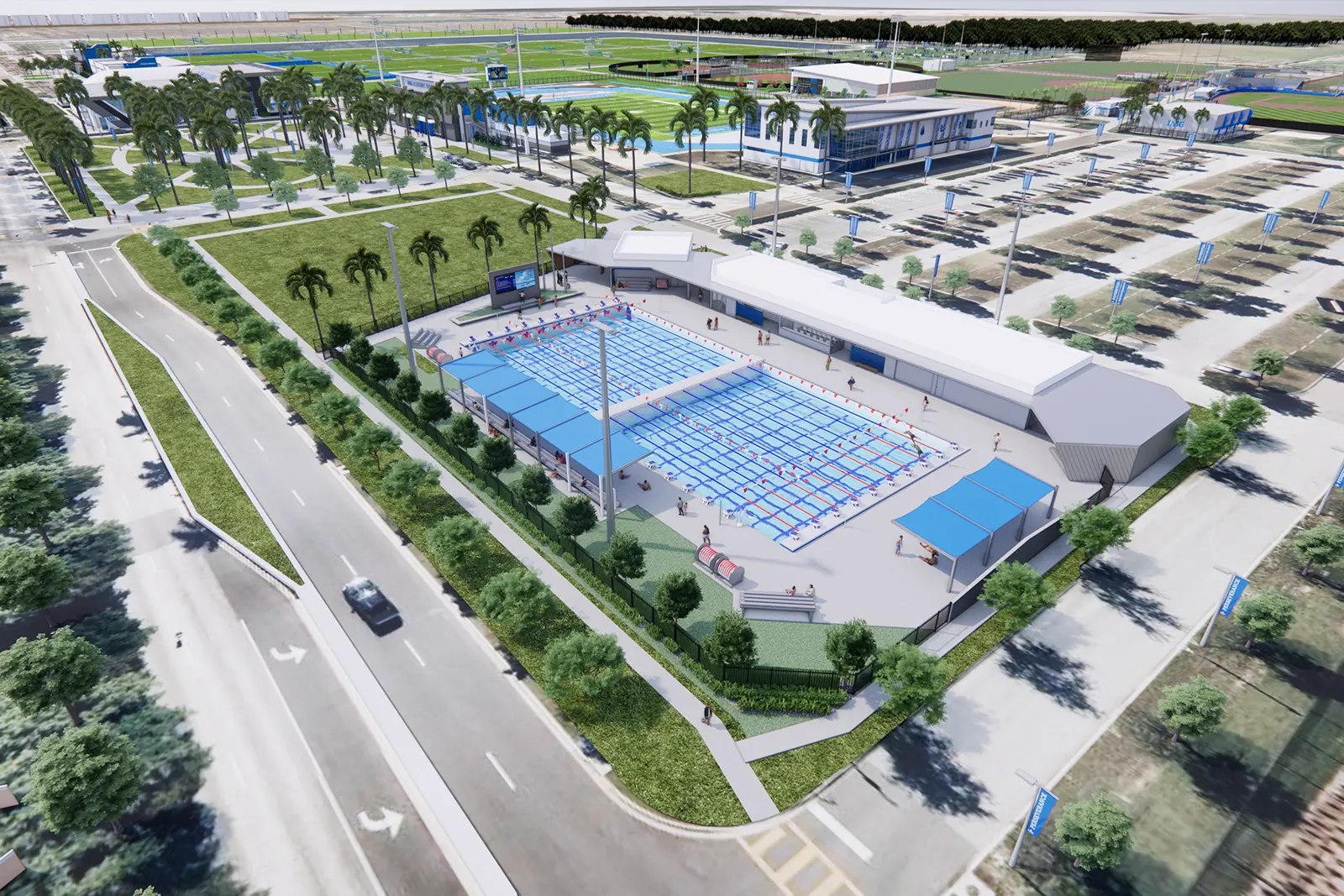 IMG Academy Aquatics Rendering