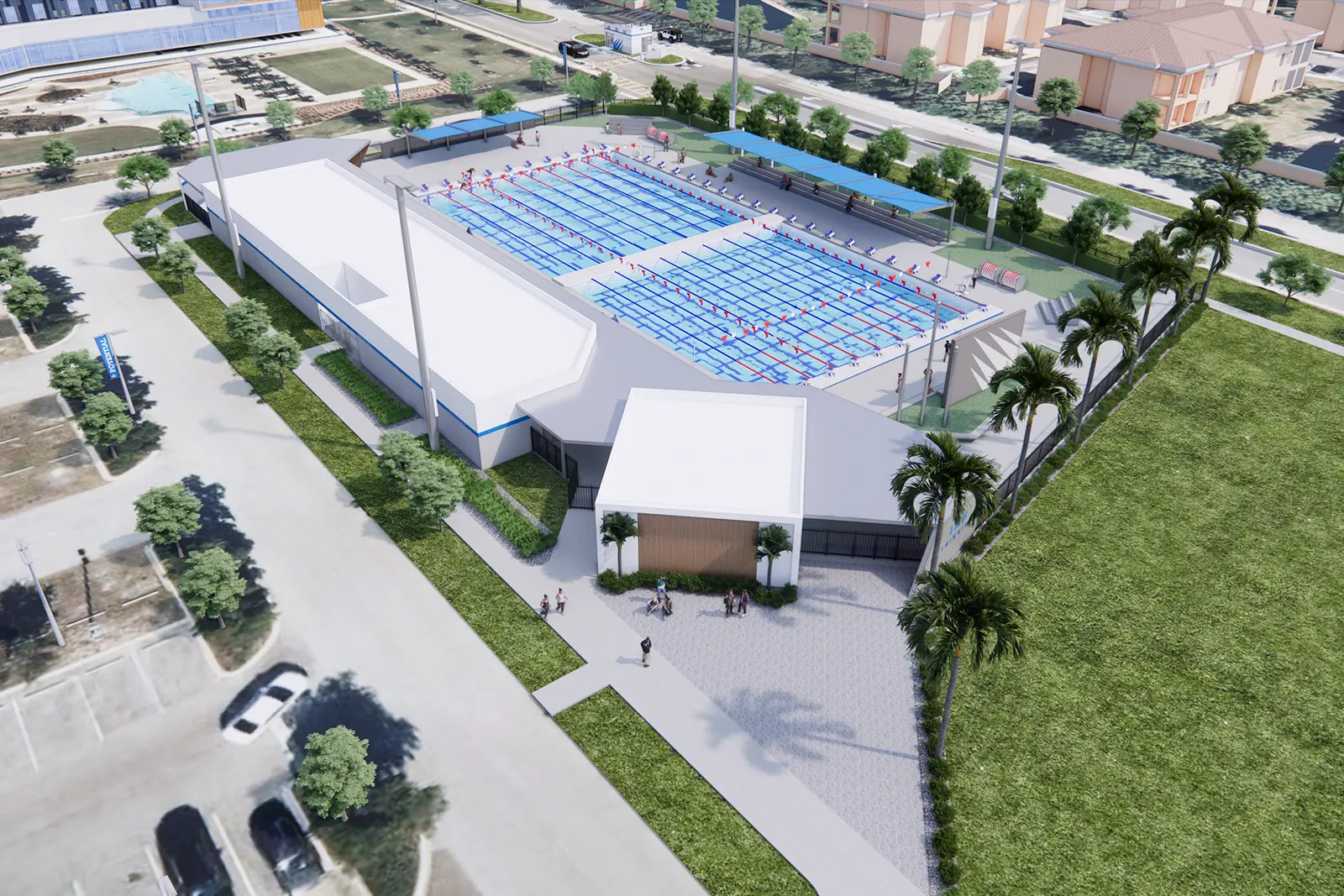 IMG Academy Aquatics Rendering