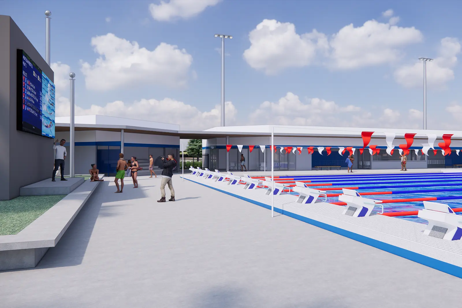 IMG Academy Aquatics Rendering