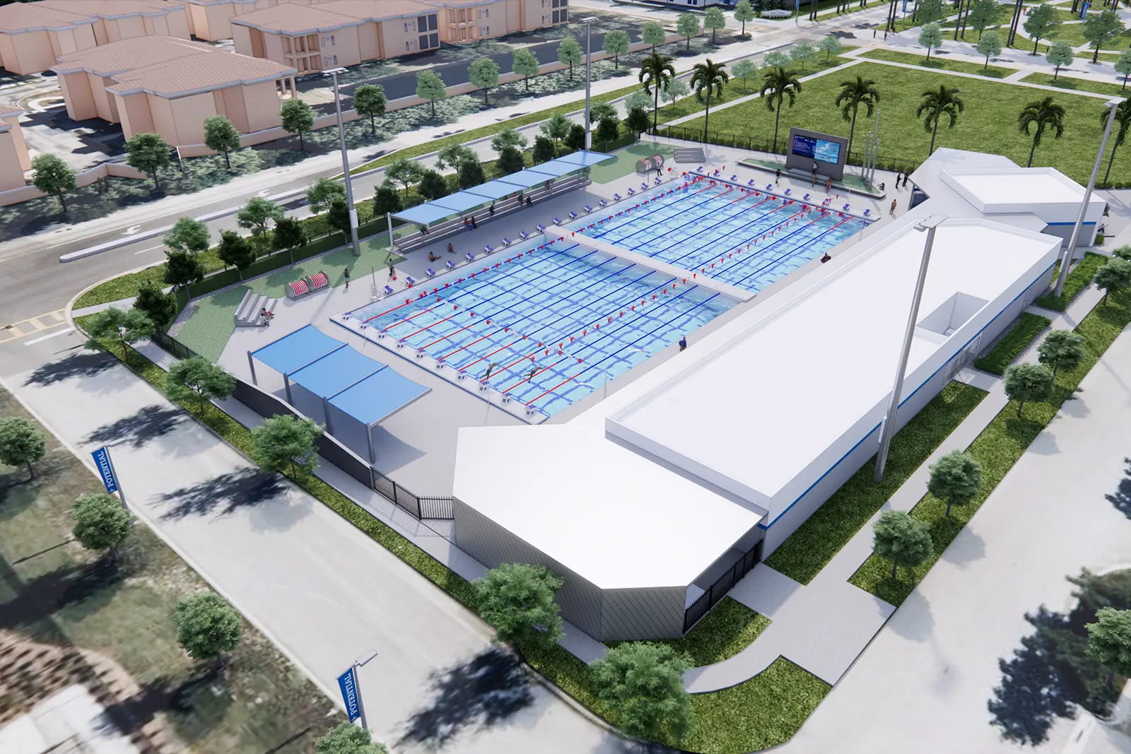 IMG Academy Aquatics Rendering
