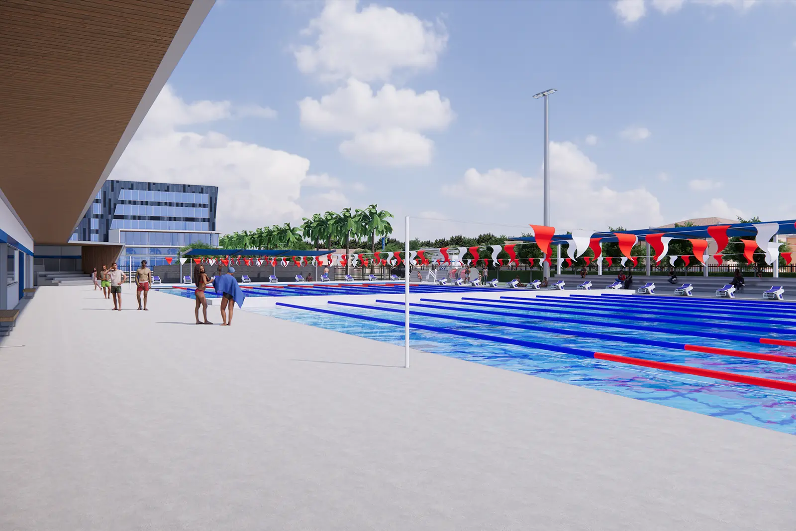 IMG Academy Aquatics Rendering