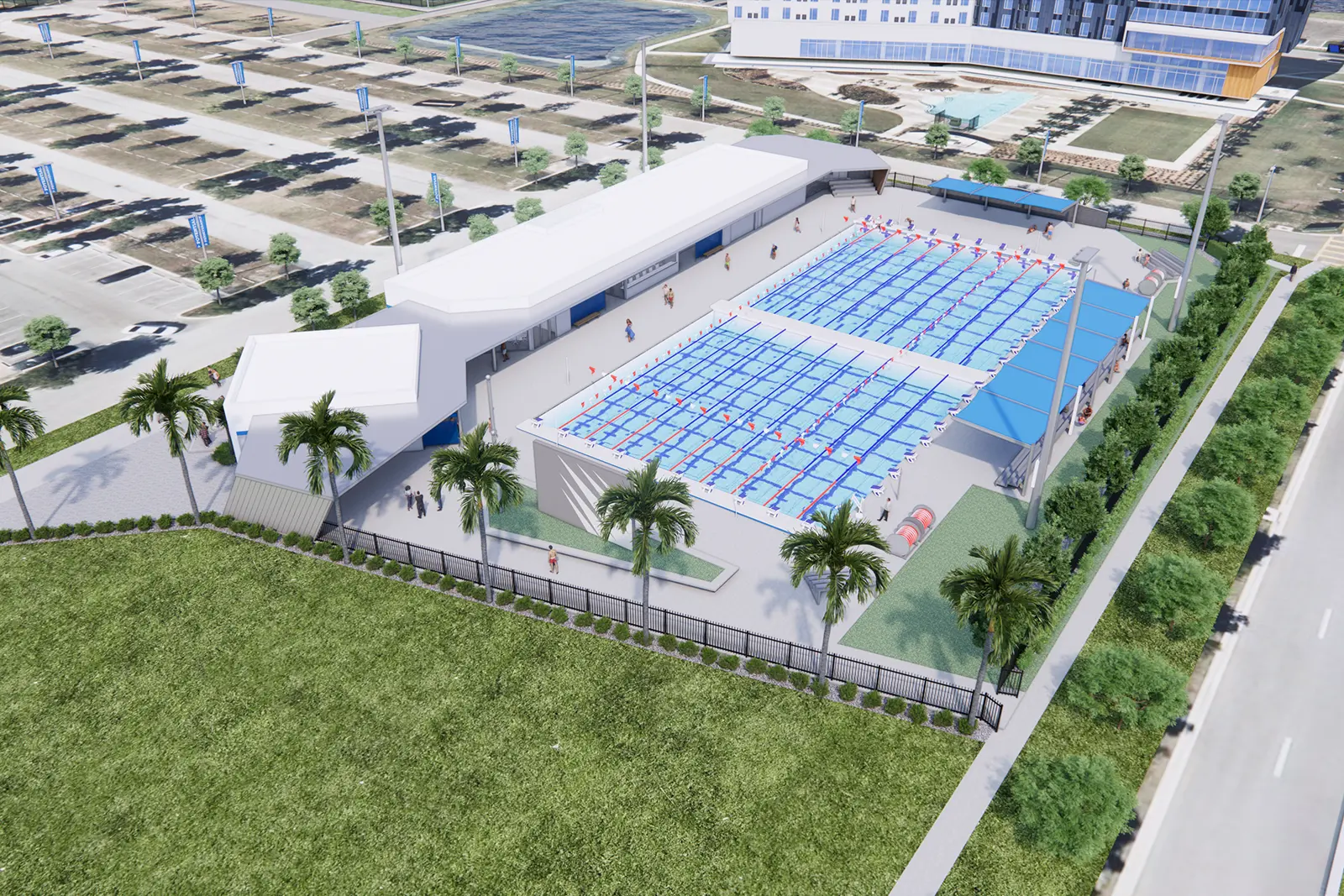 IMG Academy Aquatics Rendering