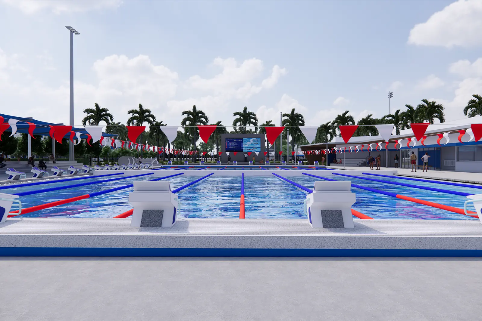 IMG Academy Aquatics Rendering