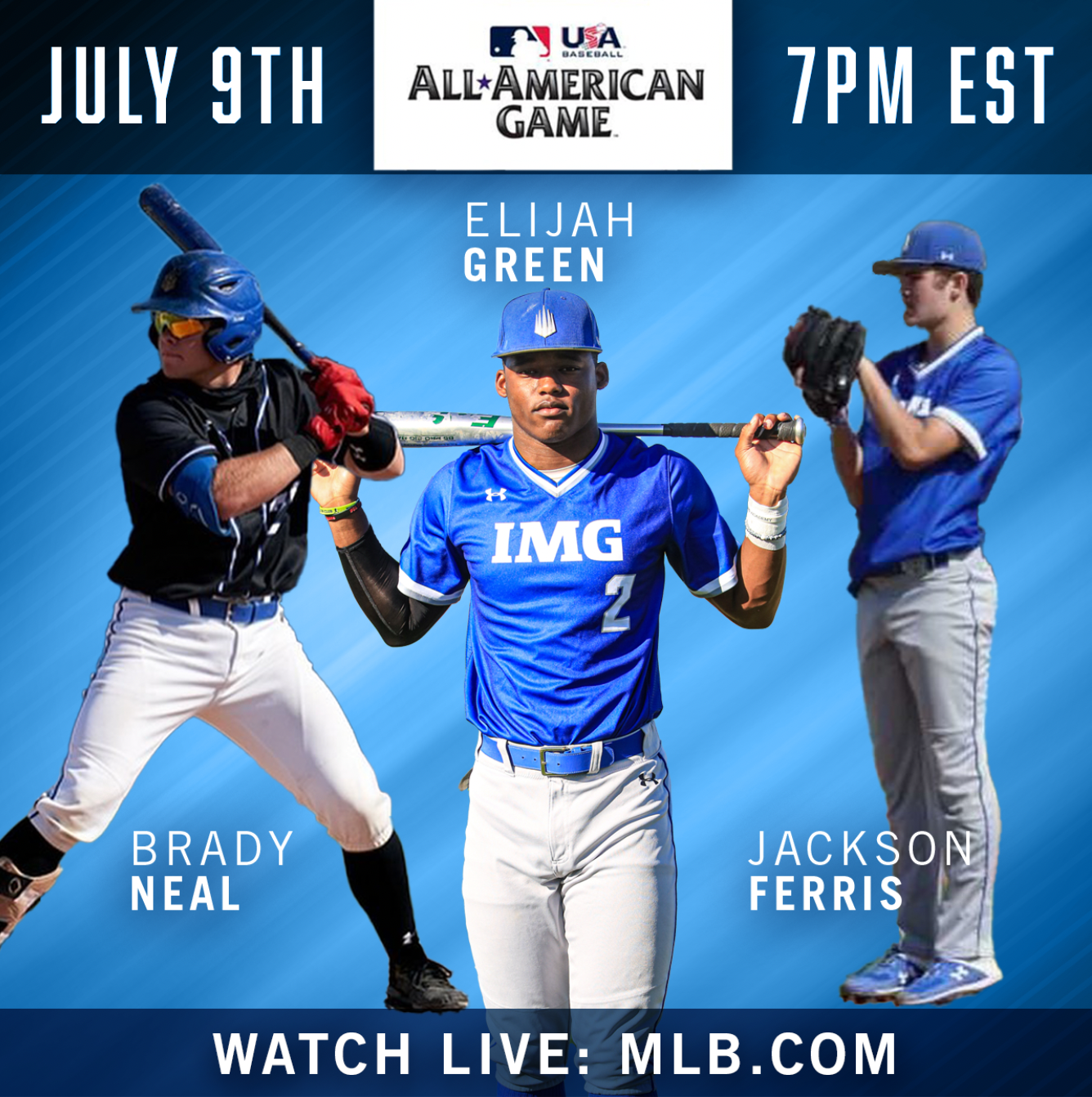 img baseball mlb hs all american game