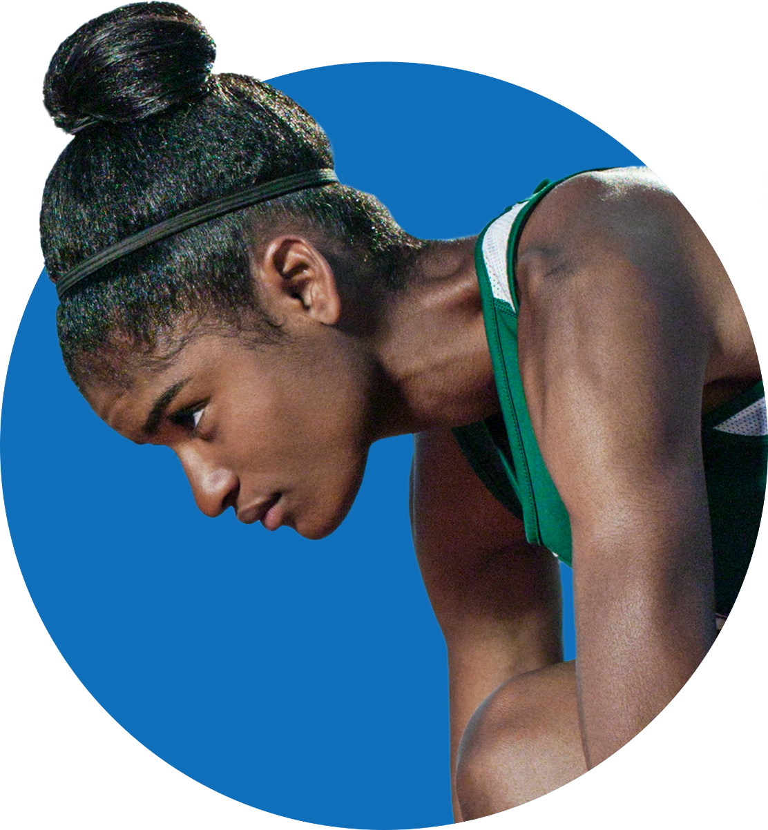 mentally focused athlete