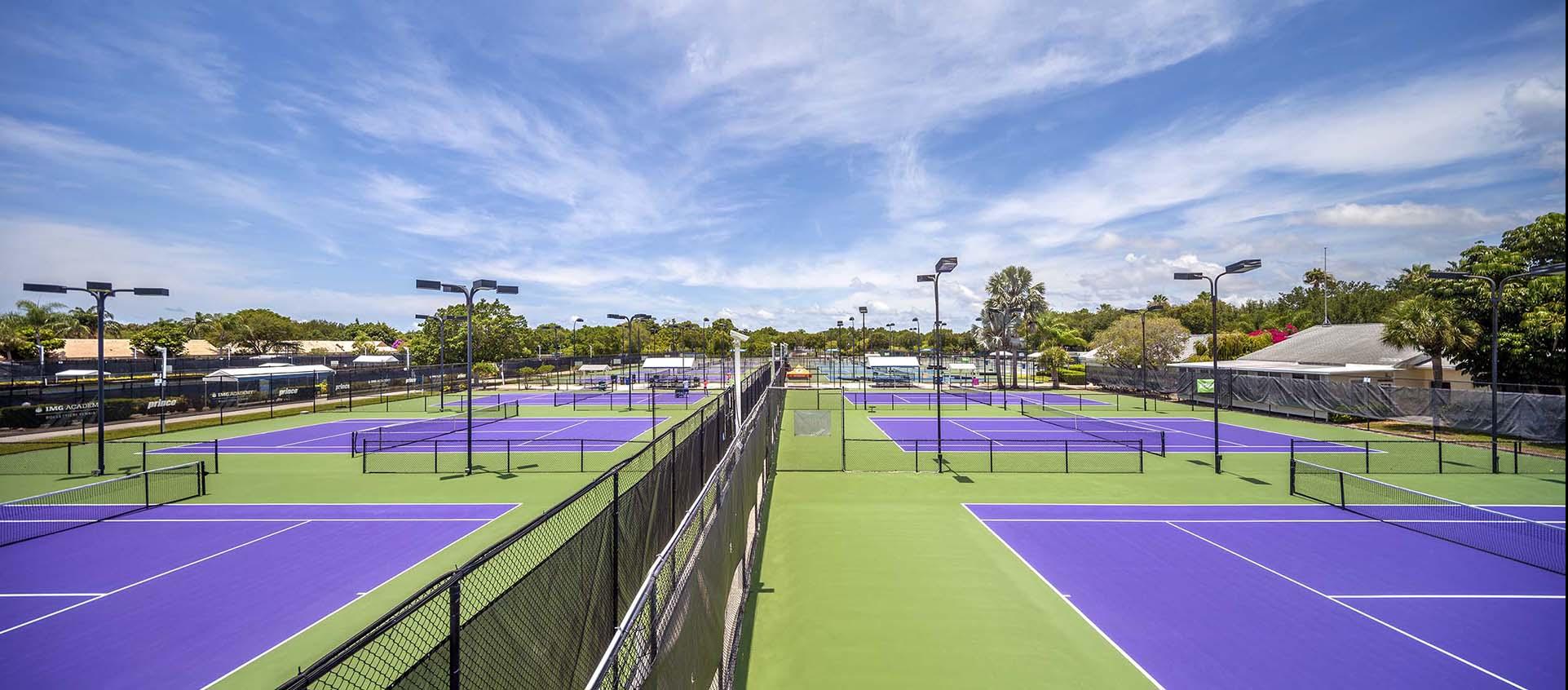 tennis courts at IMG Academy