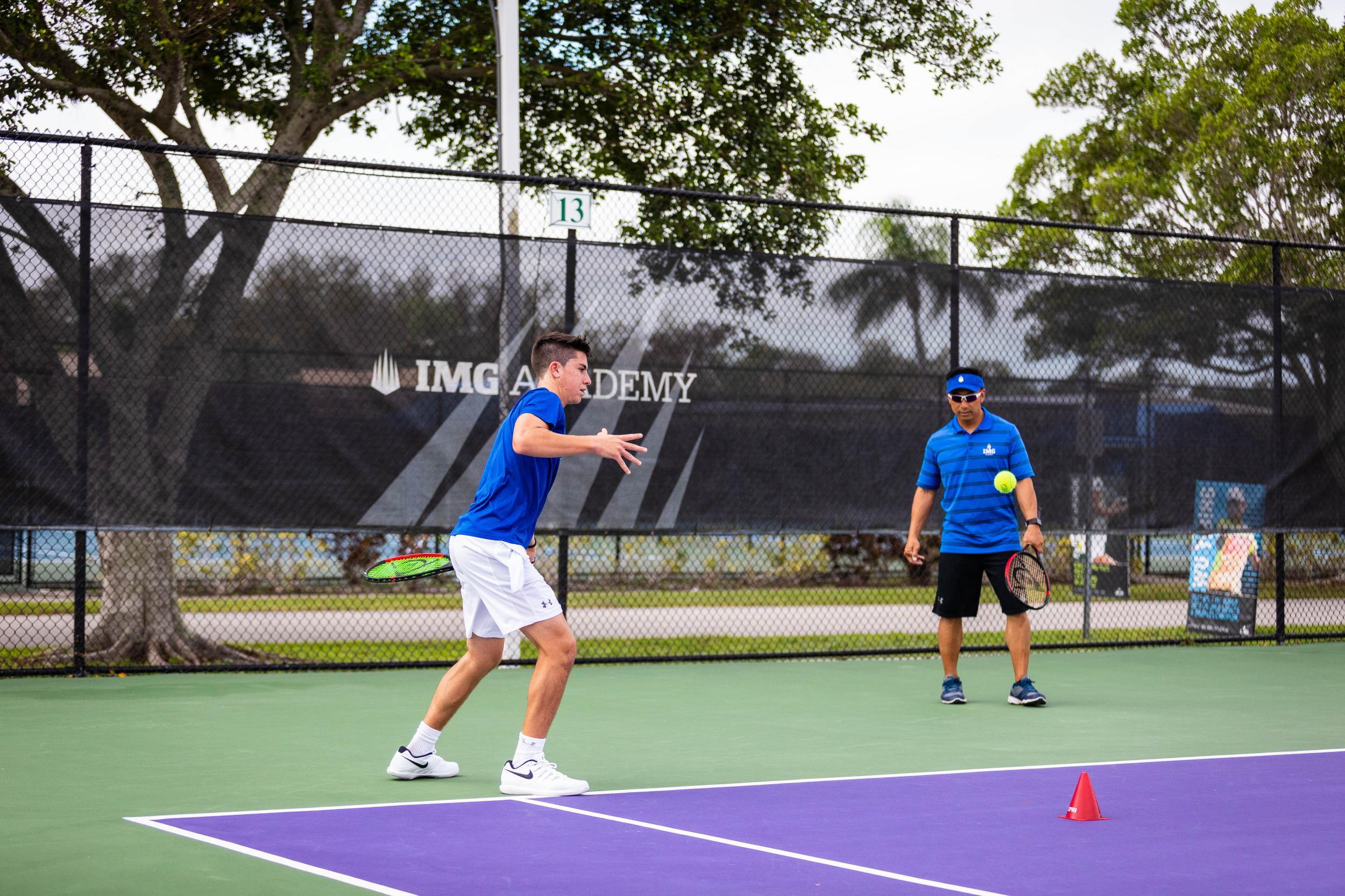3 Tennis Drills to Hit a Better Forehand IMG Academy