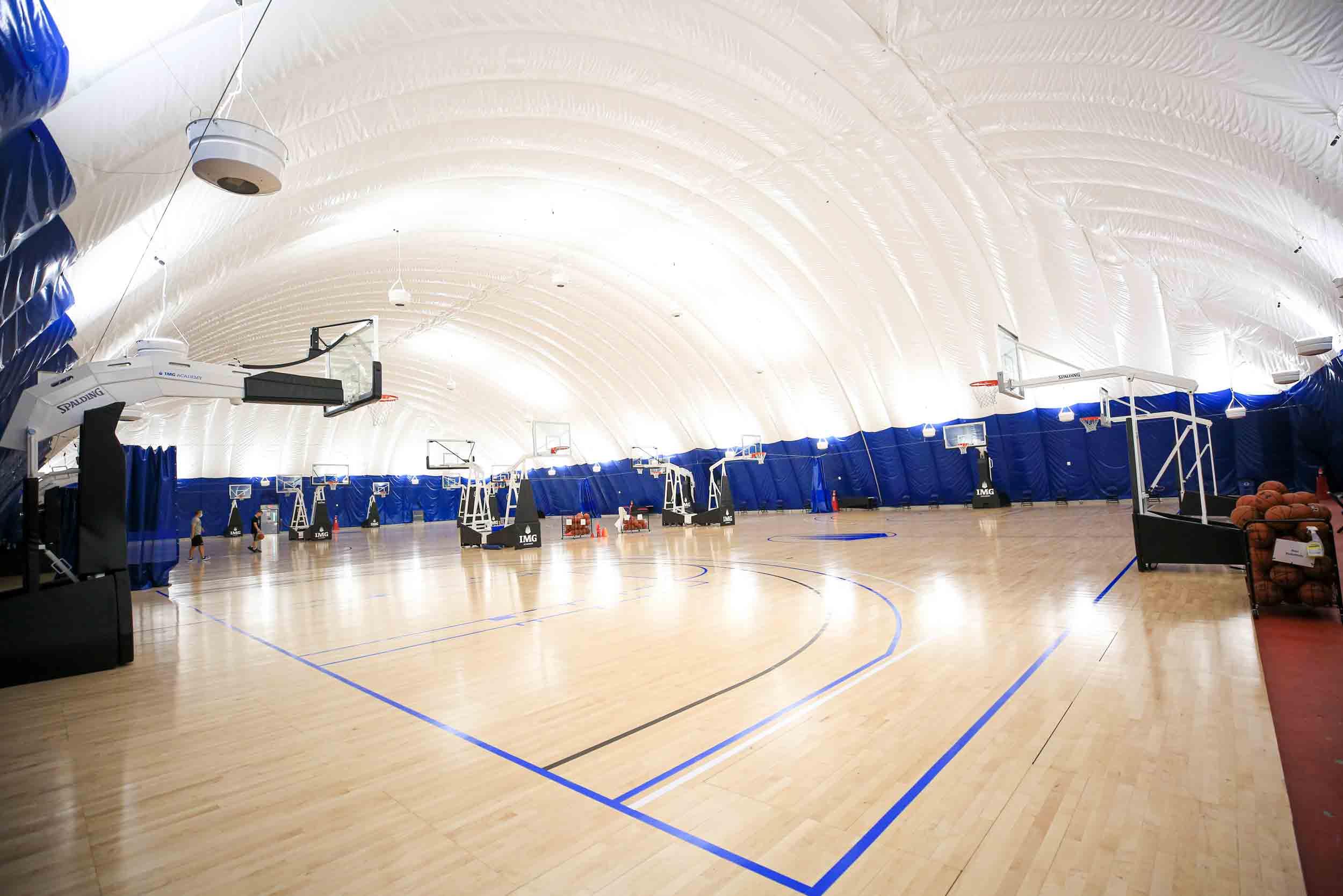 Inside the Indoor Athletic Complx