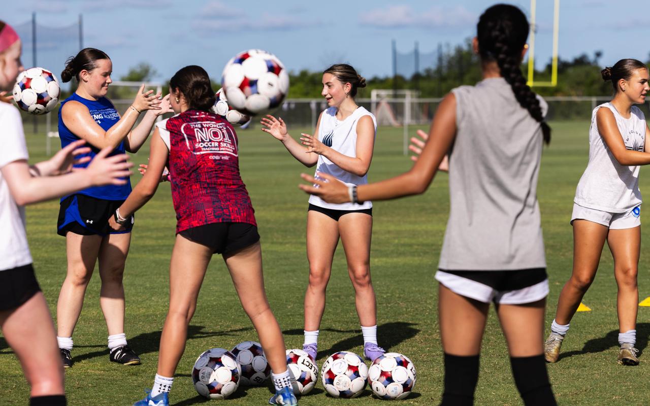 IMG Soccer Camp practice