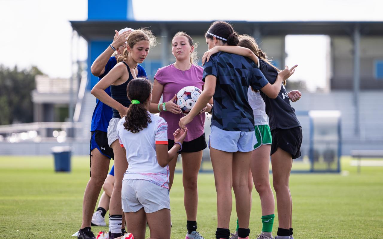 IMG Soccer Camp practice