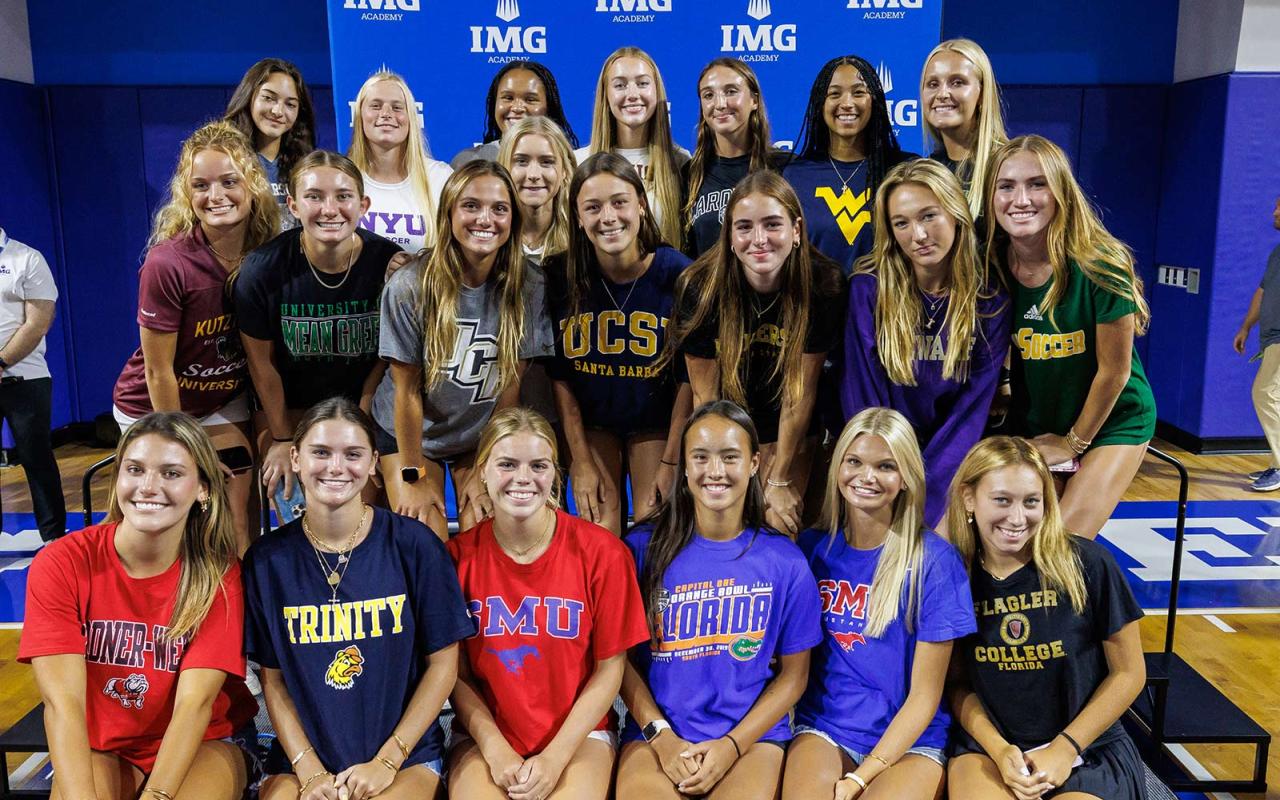 Student Athletes at Commitment Day 
