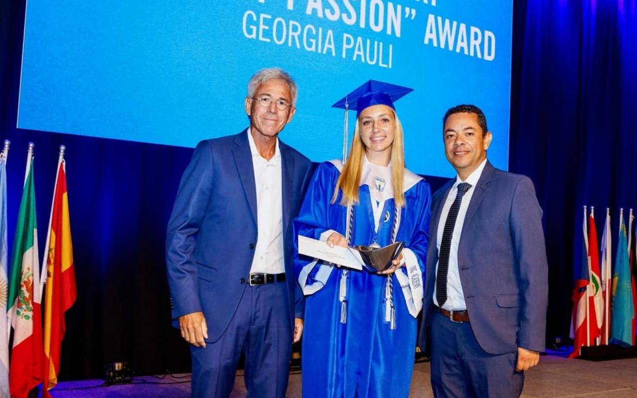 Georgia Pauli at graduation