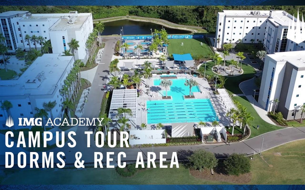 campus tour dorms & recreational area